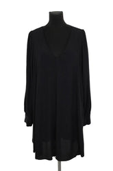 Robe Sézane Noir en Viscose, taille XXL - Seconde Main