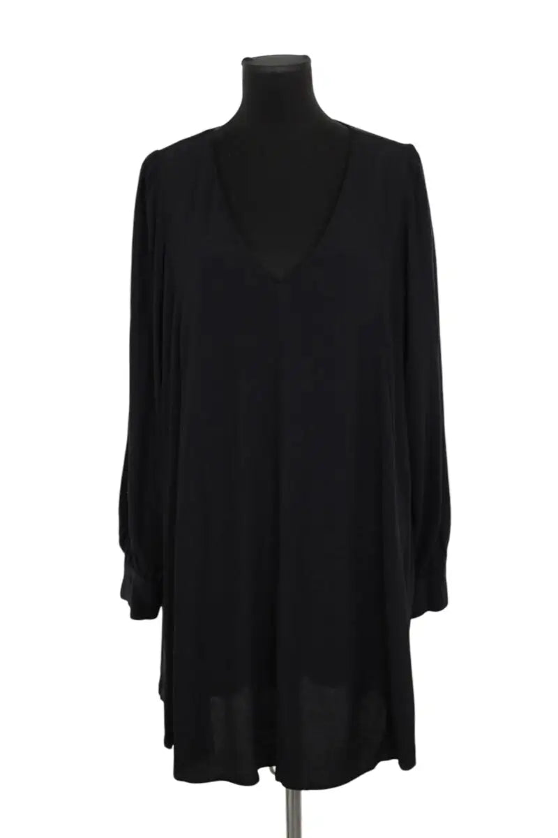 Robe Sézane Noir en Viscose, taille XXL - Seconde Main