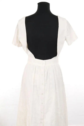 Robe Sézane Odalie Ecru en Coton
