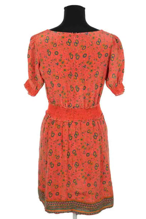 Robe Sézane Orange en Soie