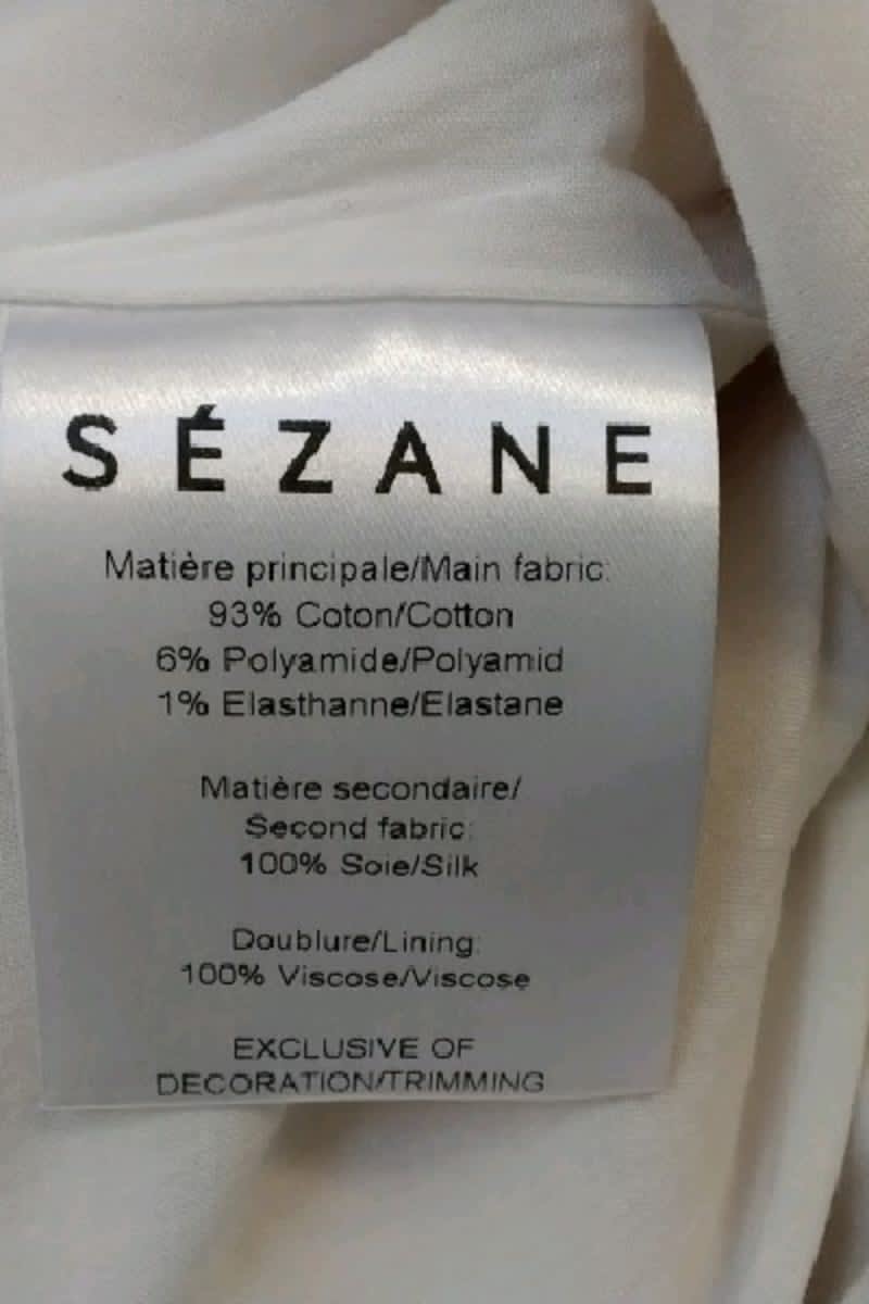 Robe Sézane Rose en Coton