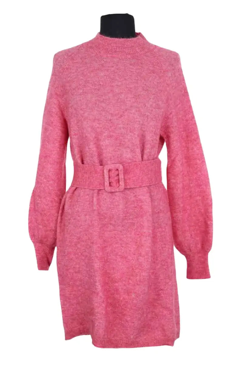Robe Sézane Rose en Laine, taille M - Seconde Main