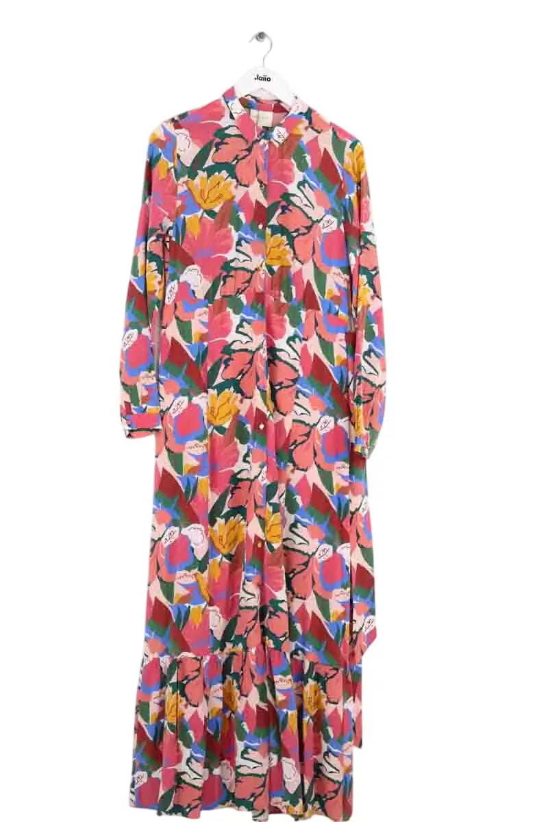Robe Sézane Rose en Soie, taille M - Seconde Main