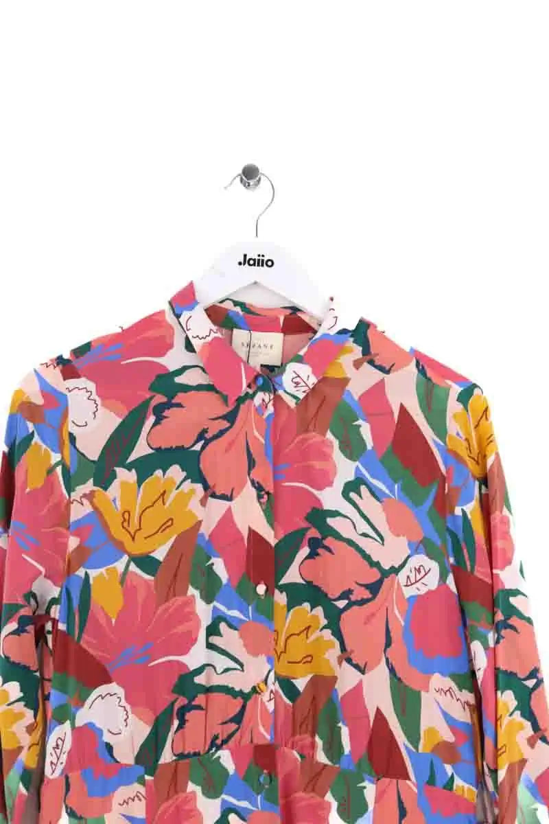 Robe Sézane Rose en Soie
