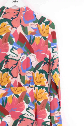 Robe Sézane Rose en Soie