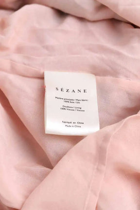 Robe Sézane Rose en Soie
