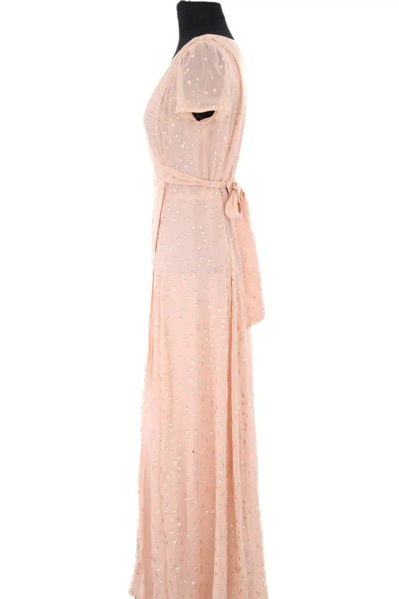Robe Sézane Rose en Soie