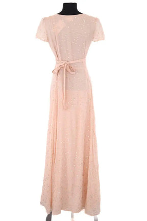Robe Sézane Rose en Soie