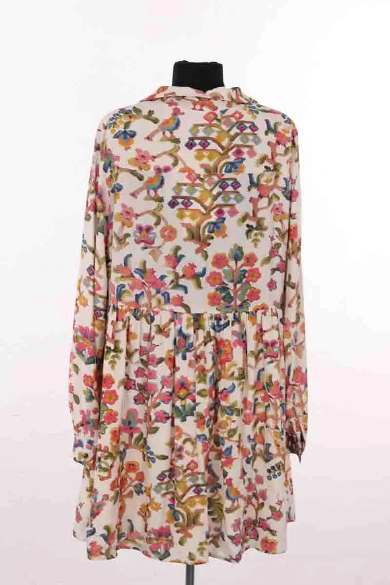 Robe Sézane Rose en Viscose