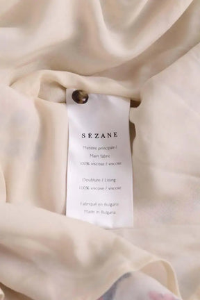 Robe Sézane Rose en Viscose