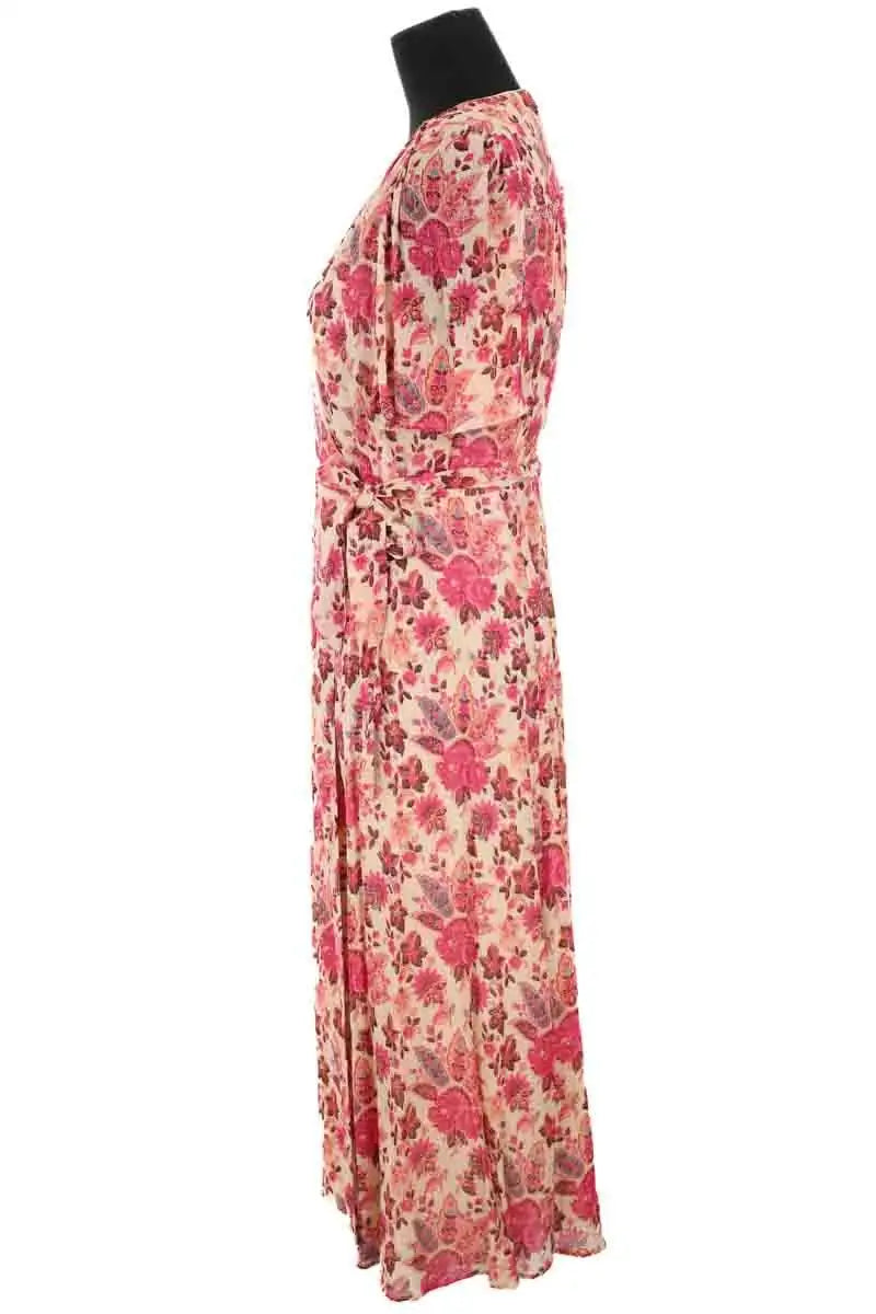 Robe Sézane Rose en Viscose