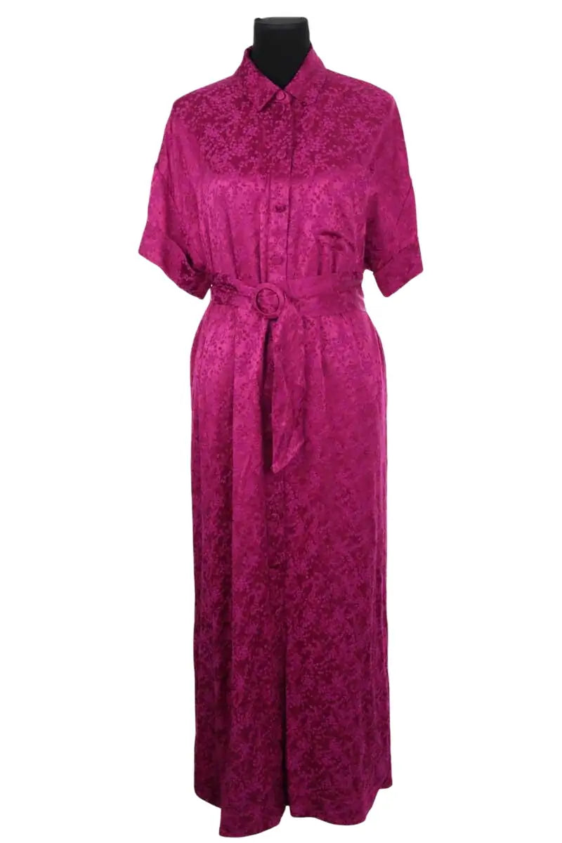 Robe Sézane Rose en Viscose, taille S - Seconde Main