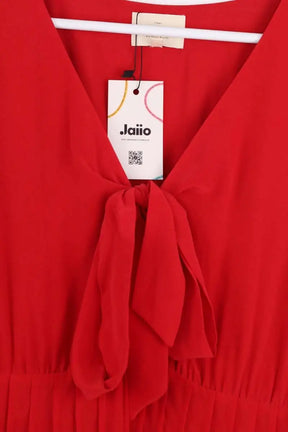 Robe Sézane Rouge en Soie