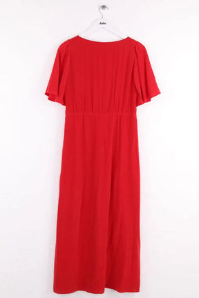 Robe Sézane Rouge en Soie