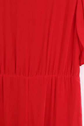 Robe Sézane Rouge en Soie