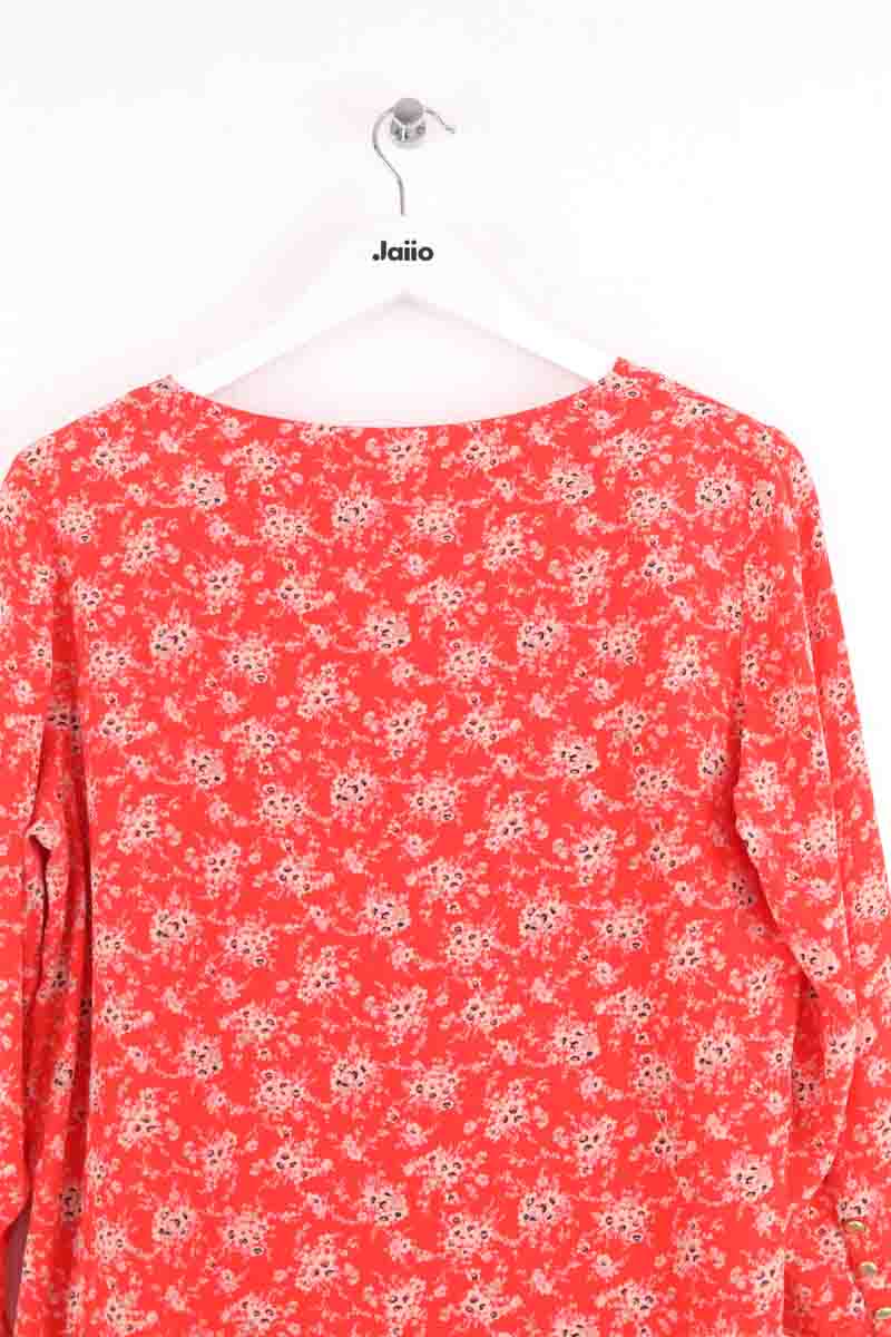 Robe Sézane Rouge en Soie