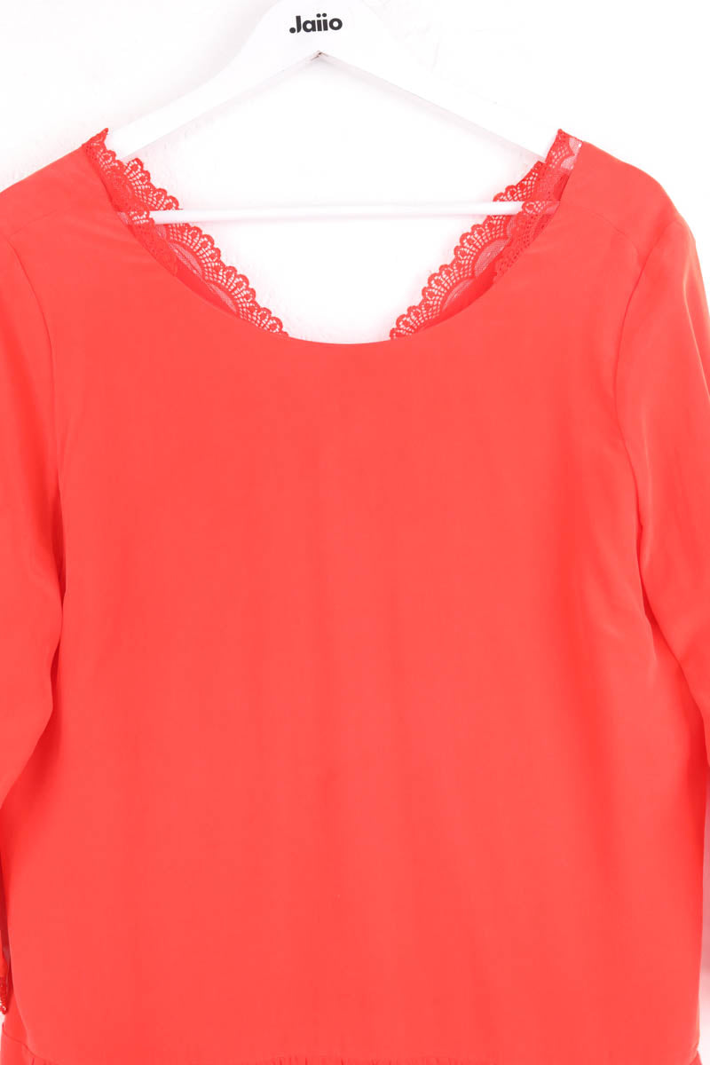 Robe Sézane Rouge en Soie