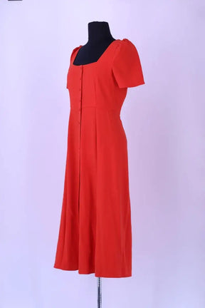 Robe Sézane Rouge en Viscose