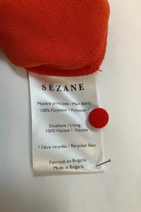 Robe Sézane Rouge en Viscose