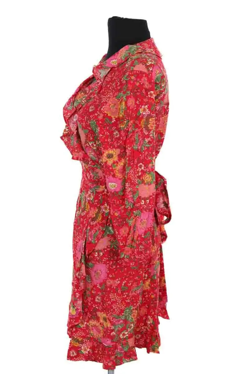 Robe Sézane Rouge en Viscose