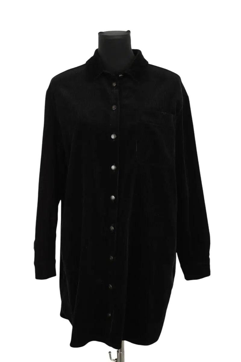 Robe Sézane Sadie Noir en Coton, taille S - Seconde Main