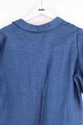 Robe Sézane Solal Bleu en Coton