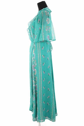 Robe Sézane Vert en Soie