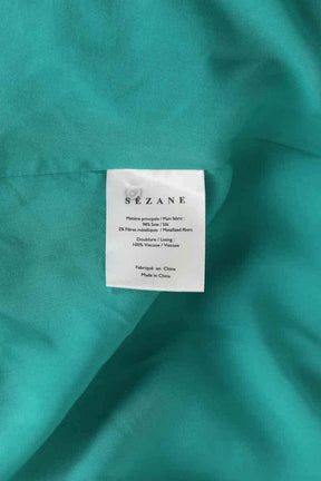 Robe Sézane Vert en Soie