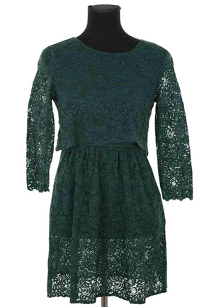 Robe Sézane Vert en Viscose, taille XS - Seconde Main