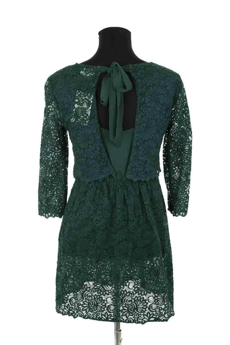 Robe Sézane Vert en Viscose