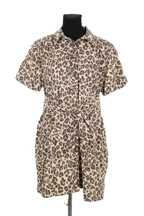Robe Soeur Beige en Coton, taille L - Seconde Main