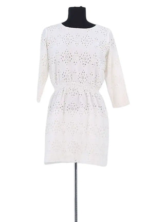 Robe Soeur Blanc en Coton, taille S - Seconde Main