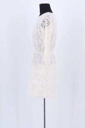 Robe Soeur Blanc en Coton