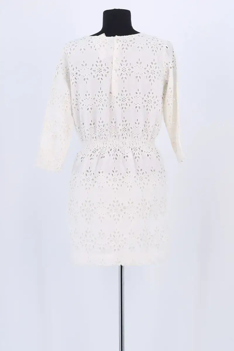 Robe Soeur Blanc en Coton