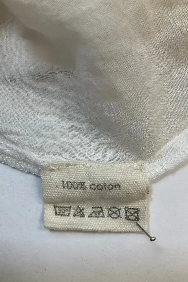 Robe Soeur Blanc en Coton