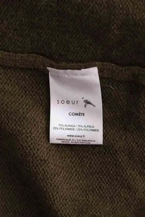 Robe Soeur Comète Kaki en Laine