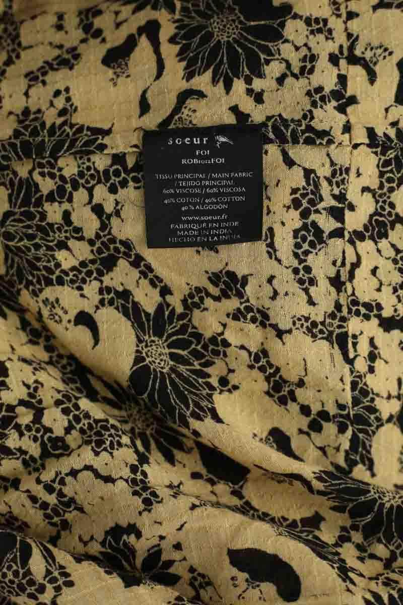Robe Soeur Foi Jaune en Viscose