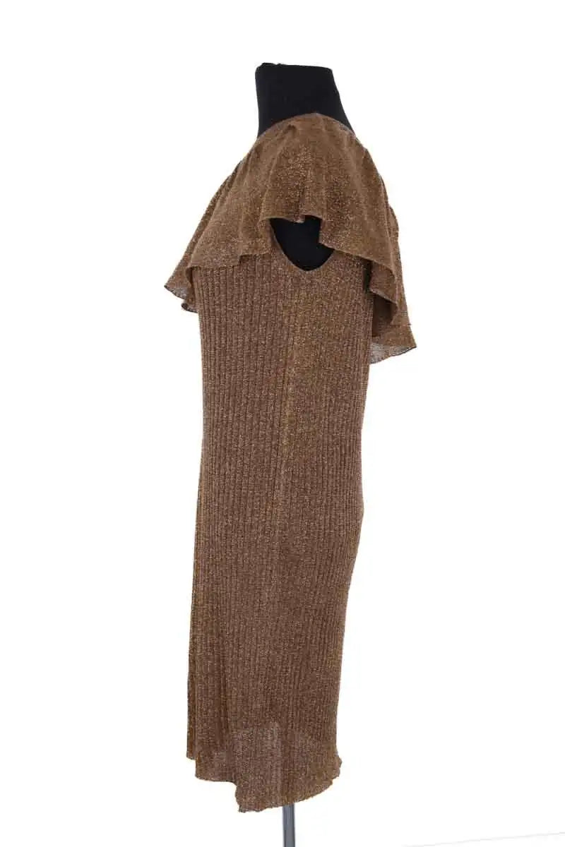 Robe Soeur Jagger Doré en Viscose