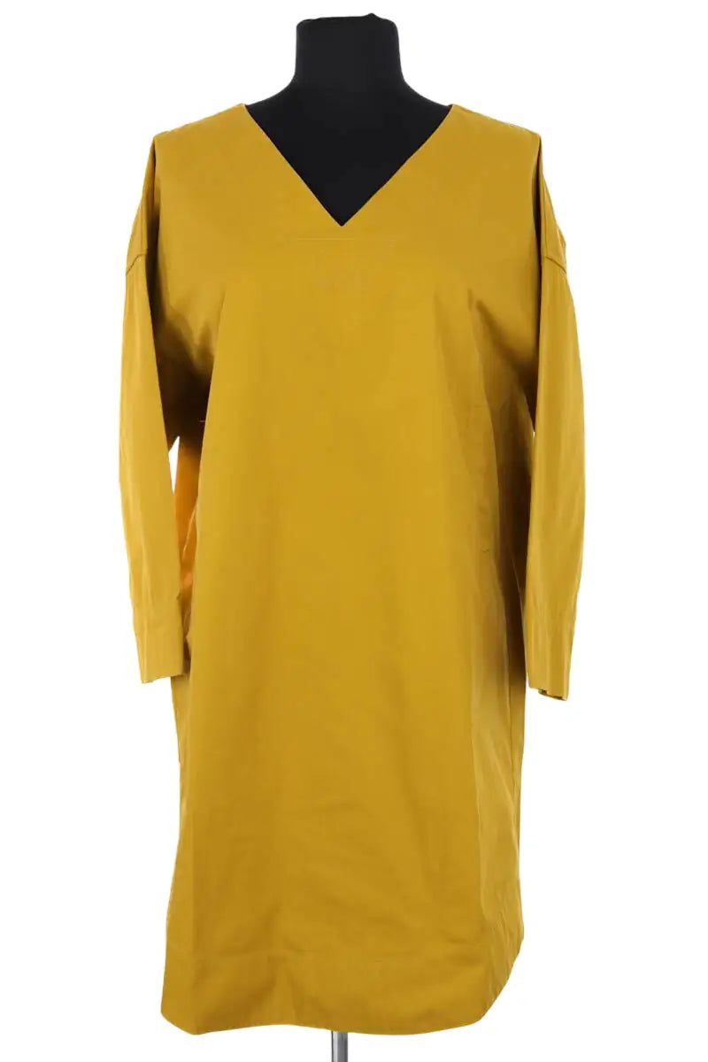 Robe Soeur Jaune en Coton, taille XS - Seconde Main