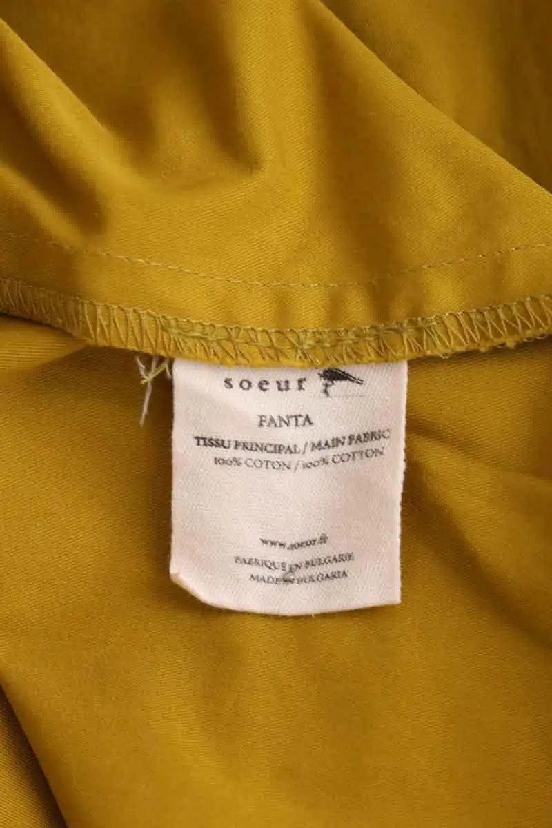Robe Soeur Jaune en Coton