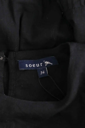Robe Soeur Kerry Noir en Coton