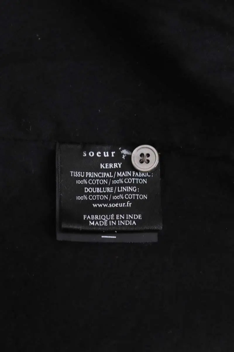 Robe Soeur Kerry Noir en Coton