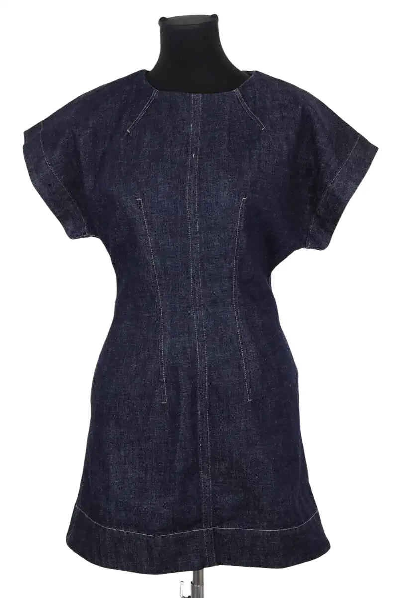 Robe Soeur Marine en Coton, taille XS - Seconde Main