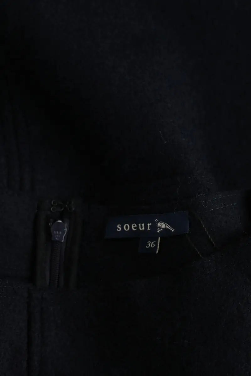 Robe Soeur Marine en Laine