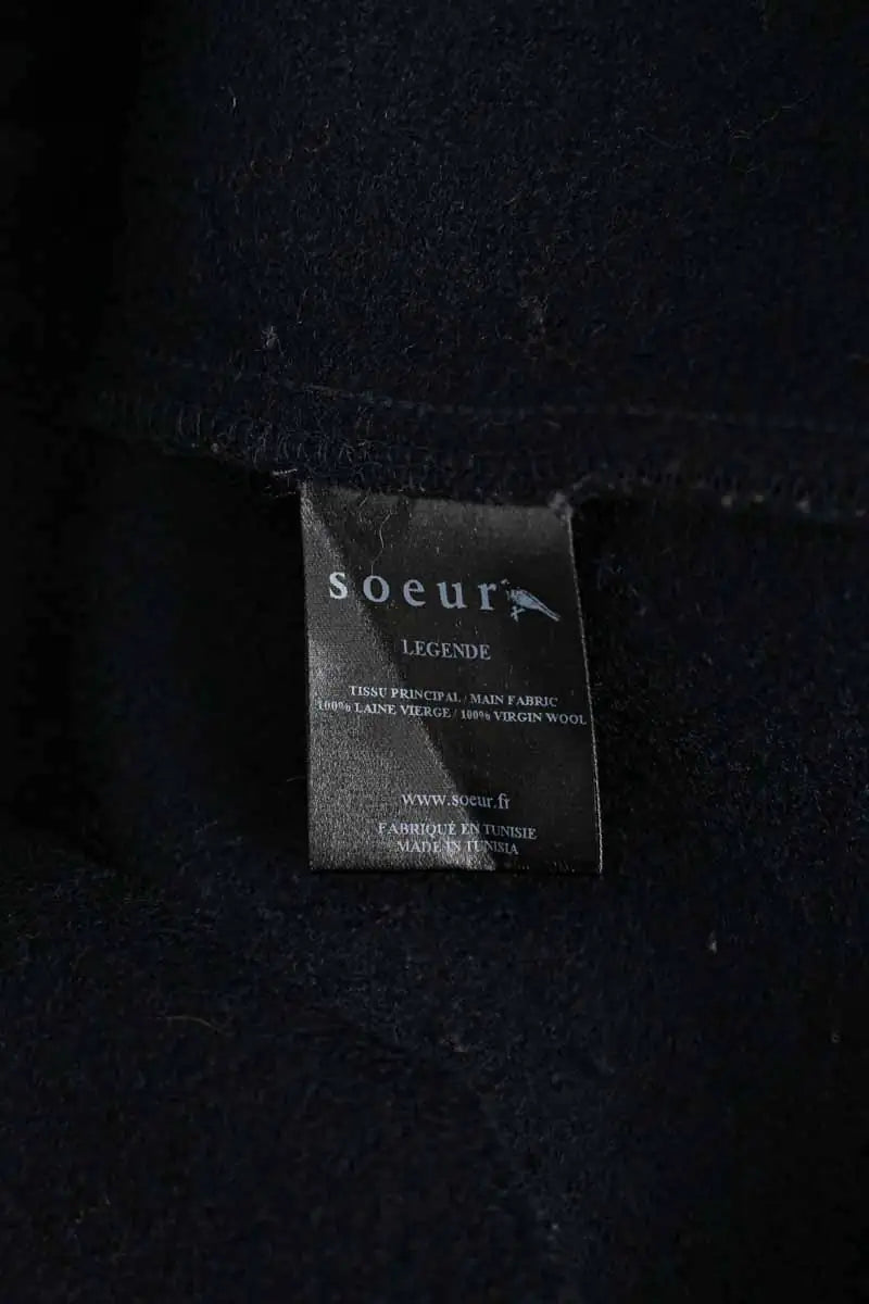 Robe Soeur Marine en Laine
