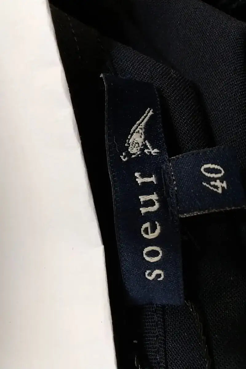 Robe Soeur Marine en Synthétique