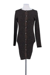Robe Soeur Marron en Viscose, taille S - Seconde Main