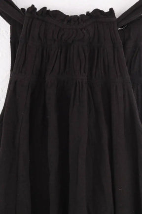 Robe Soeur Ponza Noir en Coton