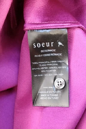 Robe Soeur Rose en Polyester
