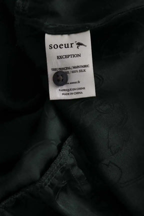 Robe Soeur Vert en Soie